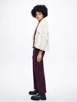 Knitted Cardigan With Fringes|Parfois Store