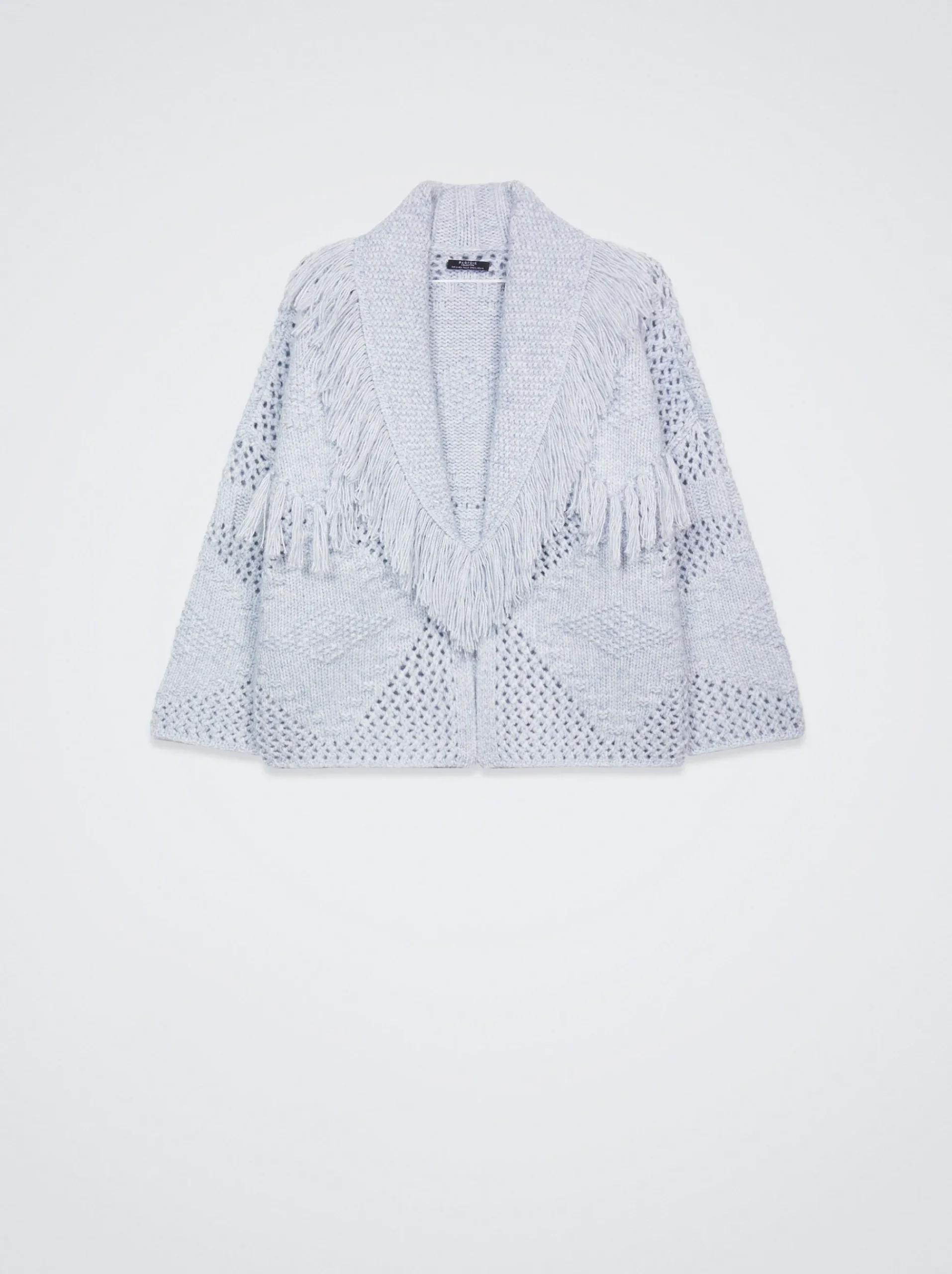 Knitted Cardigan With Fringes|Parfois Flash Sale
