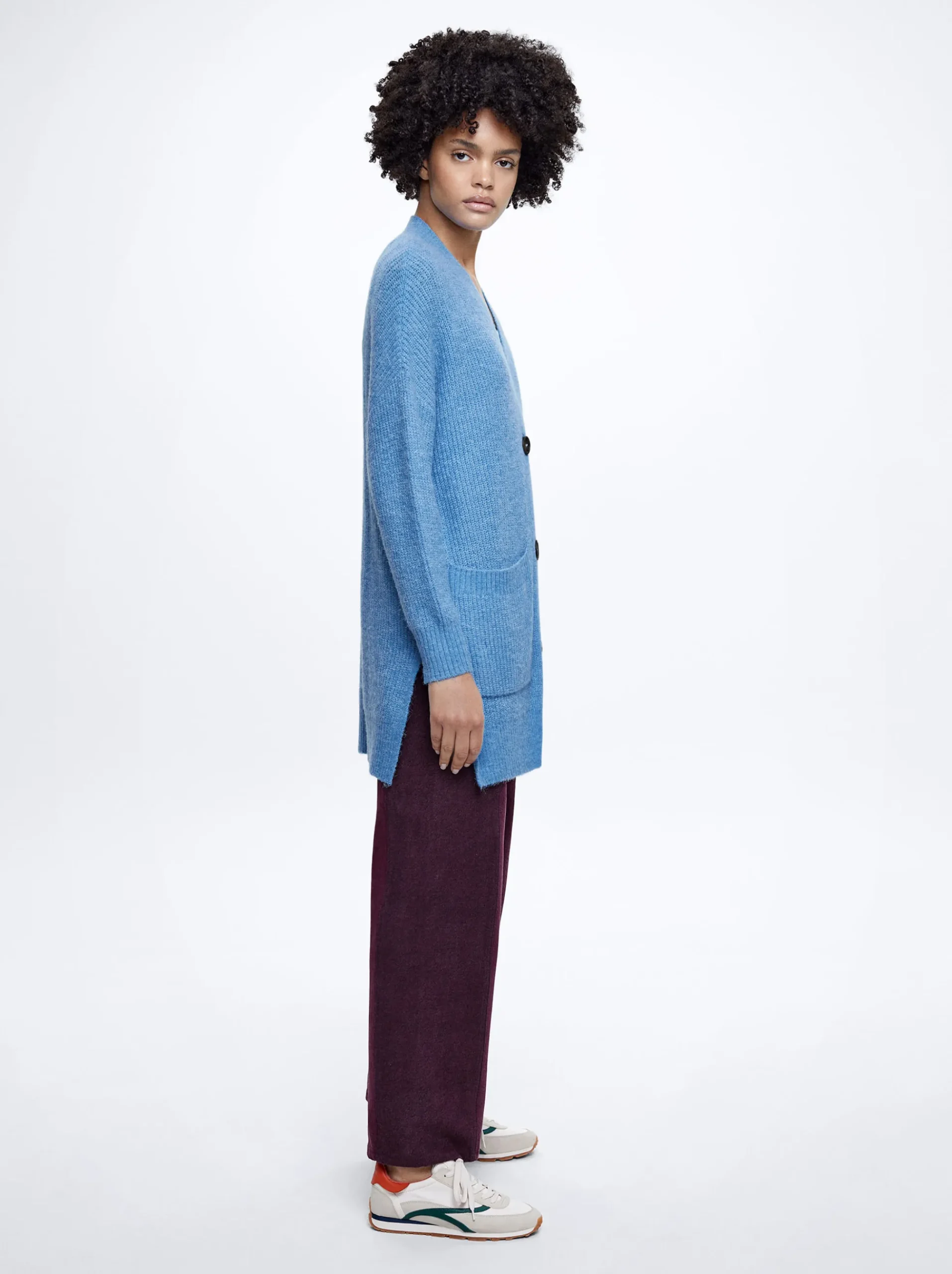 Knitted Cardigan With Pockets|Parfois Best Sale