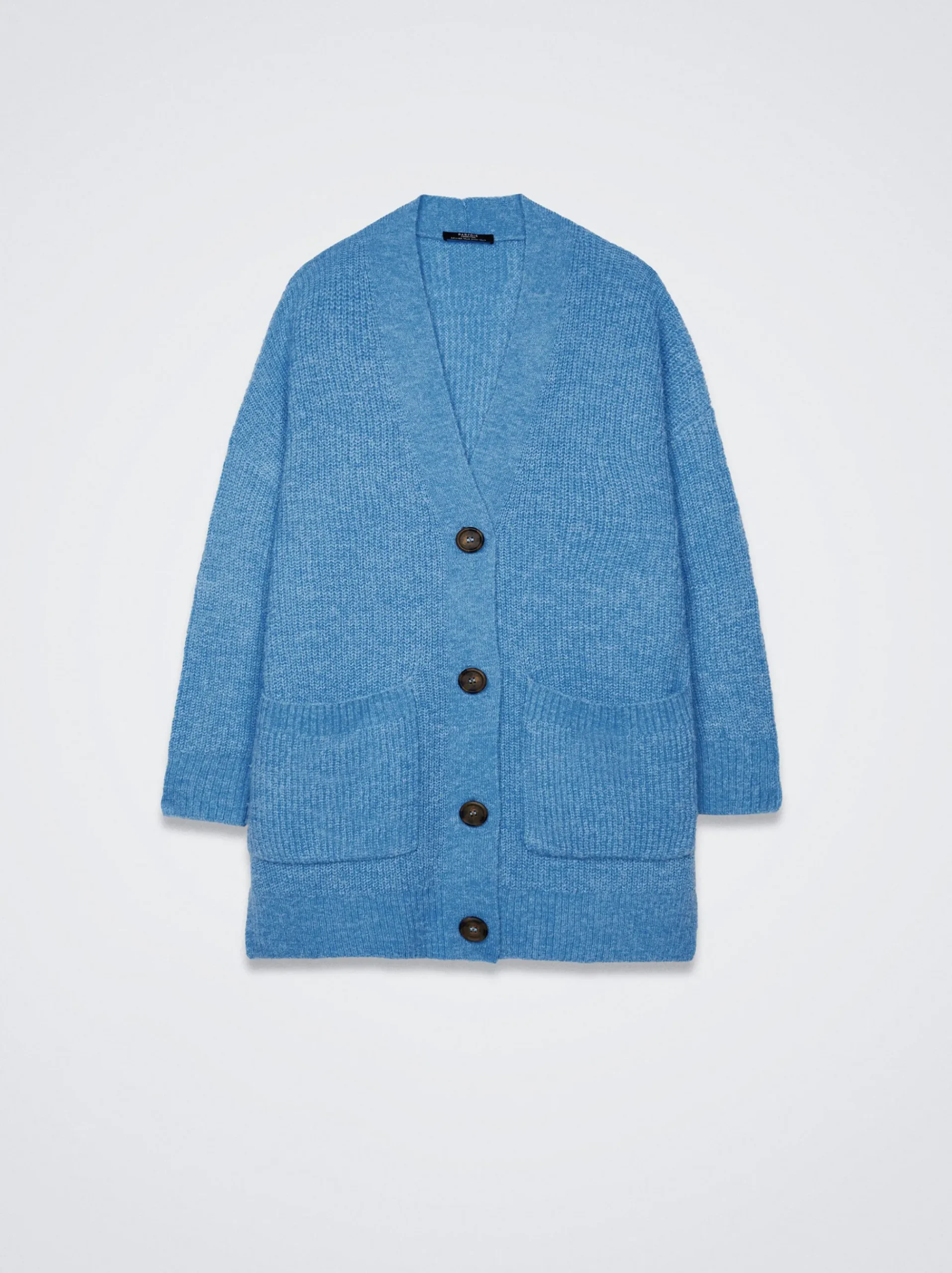Knitted Cardigan With Pockets|Parfois Cheap