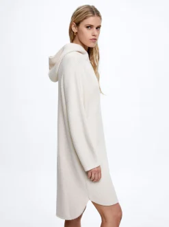 Knitted Dress With Hood|Parfois Hot