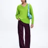 Knitted V-Neck Sweater|Parfois Flash Sale