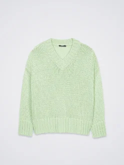 Knitted V-Neck Sweater|Parfois New