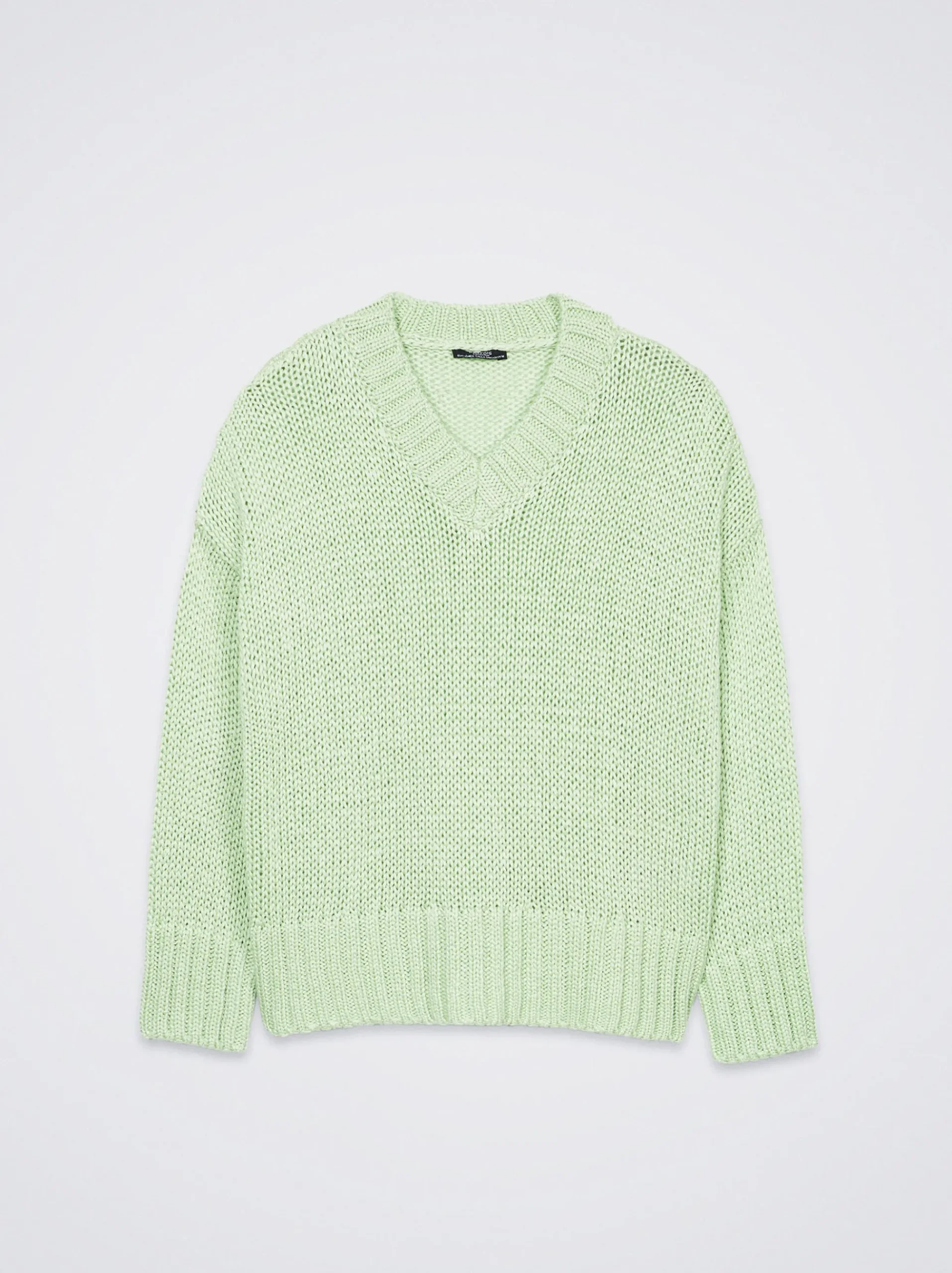 Knitted V-Neck Sweater|Parfois New