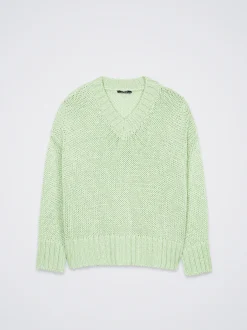 Knitted V-Neck Sweater|Parfois Online