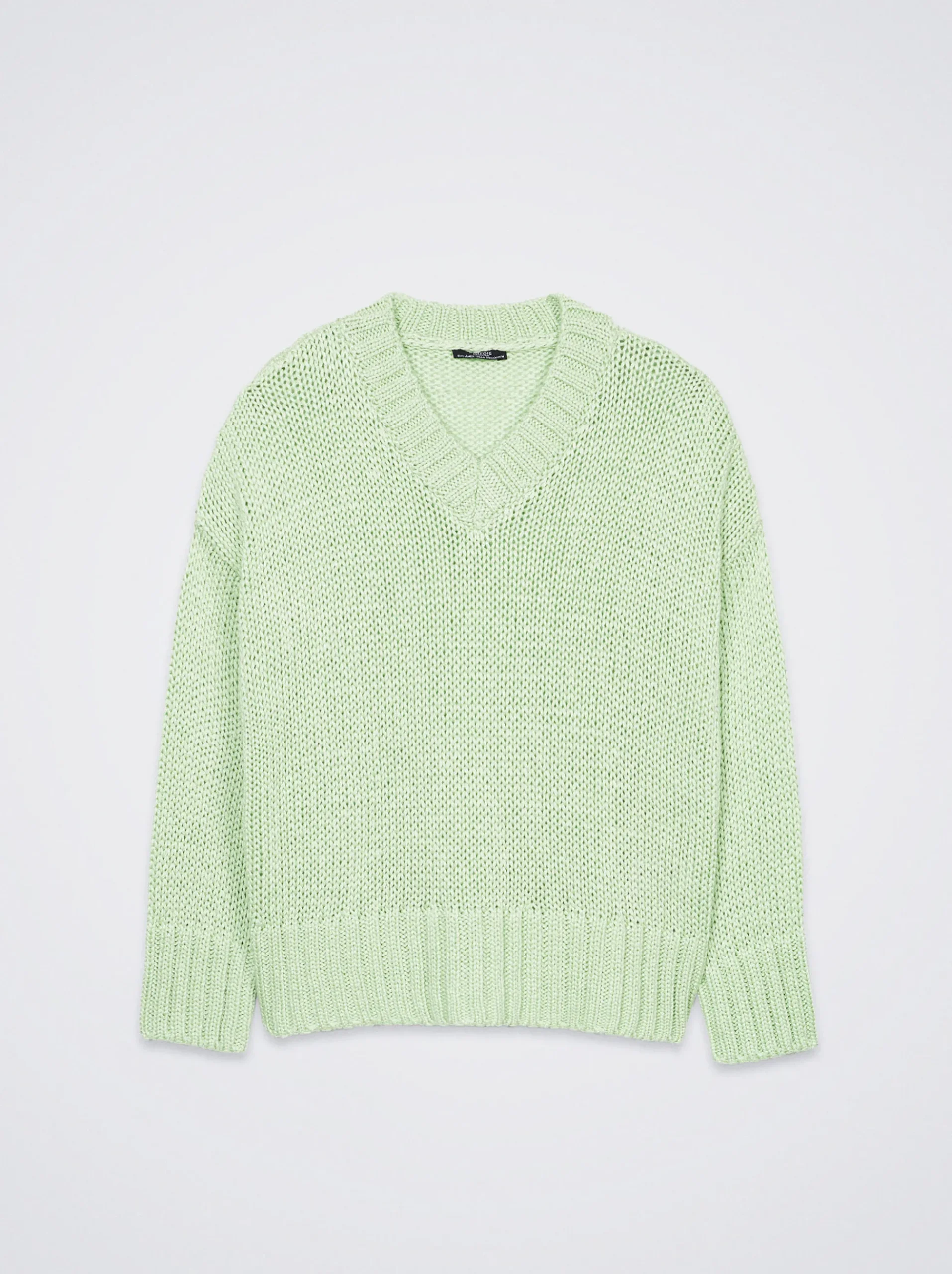 Knitted V-Neck Sweater|Parfois Online