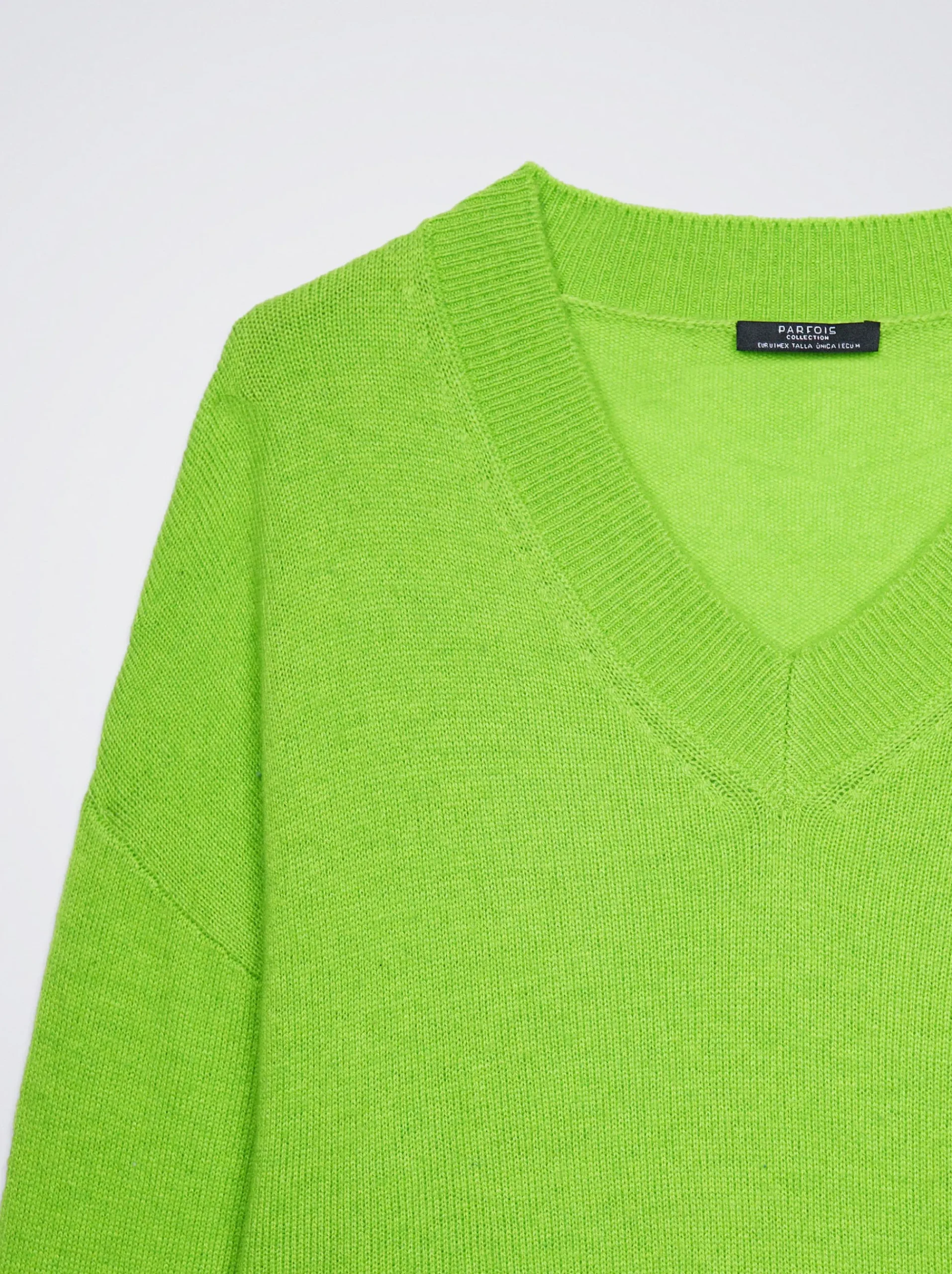 Knitted V-Neck Sweater|Parfois Best Sale