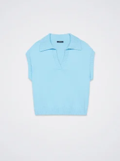 Knitted V-Neck Vest|Parfois Online
