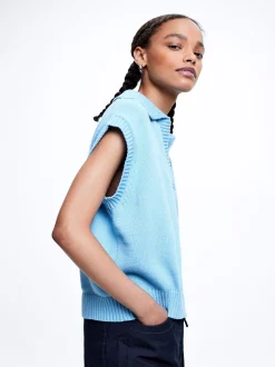 Knitted V-Neck Vest|Parfois Discount