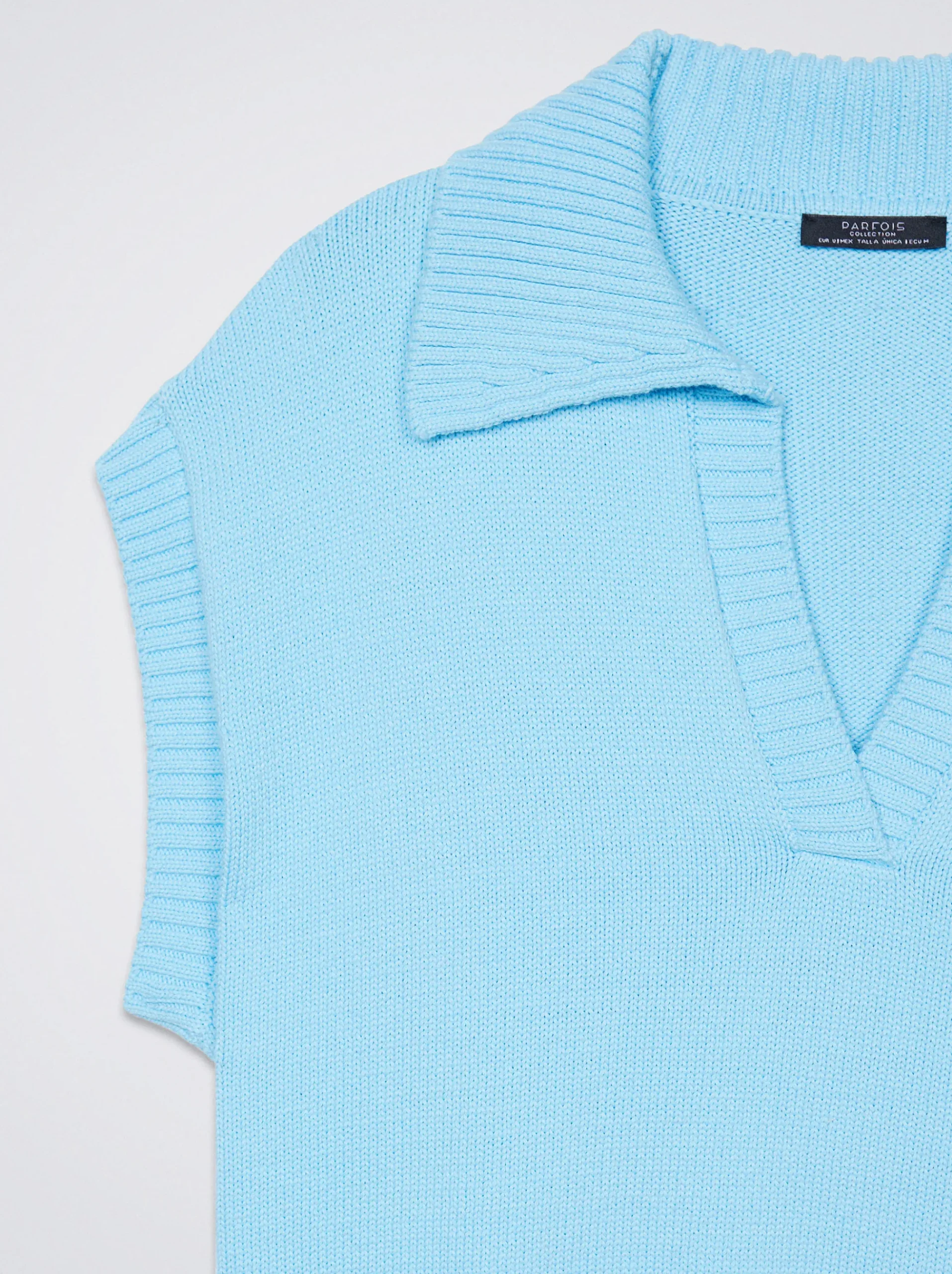 Knitted V-Neck Vest|Parfois Discount