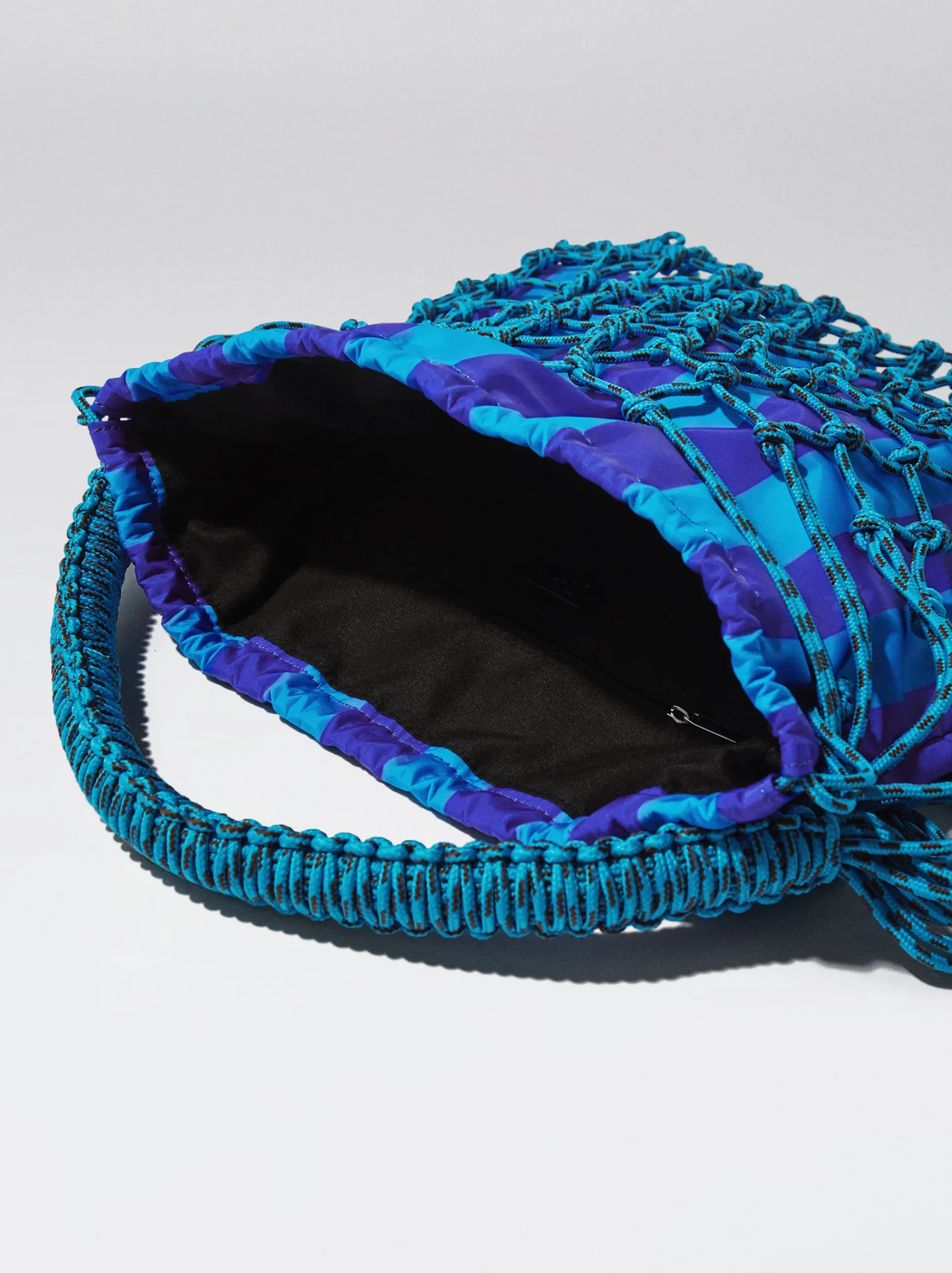 Knotted Cord Bag With Stripes|Parfois Store