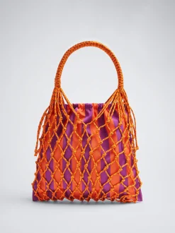 Knotted Cord Bag With Stripes|Parfois Cheap