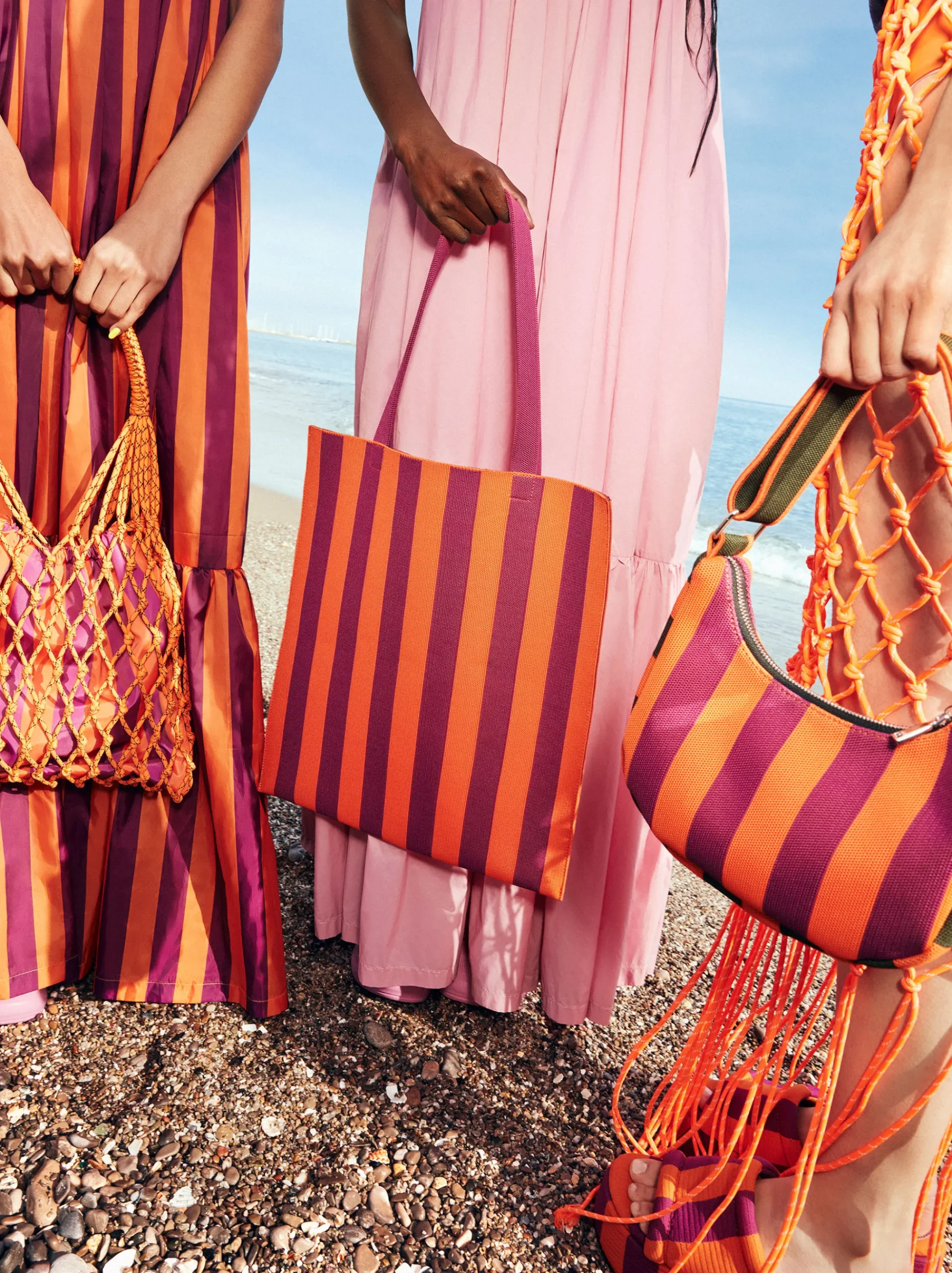 Knotted Cord Bag With Stripes|Parfois Cheap