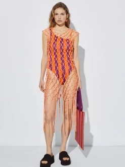 Knotted Cord Midi Dress|Parfois Shop