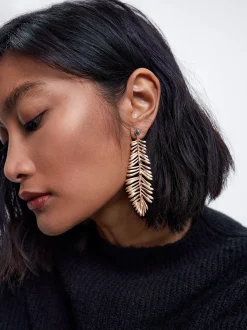 Leaf Earrings|Parfois Store