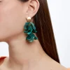 Leaf Earrings With Resin|Parfois Online