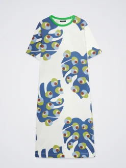 Leaf Print Midi Dress|Parfois Hot