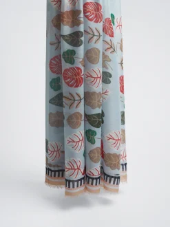 Leaf Printed Scarf|Parfois Flash Sale