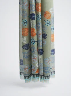 Leaf Printed Scarf|Parfois Store