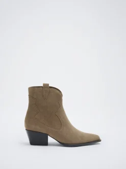 Leather Cowboy Boot|Parfois Cheap