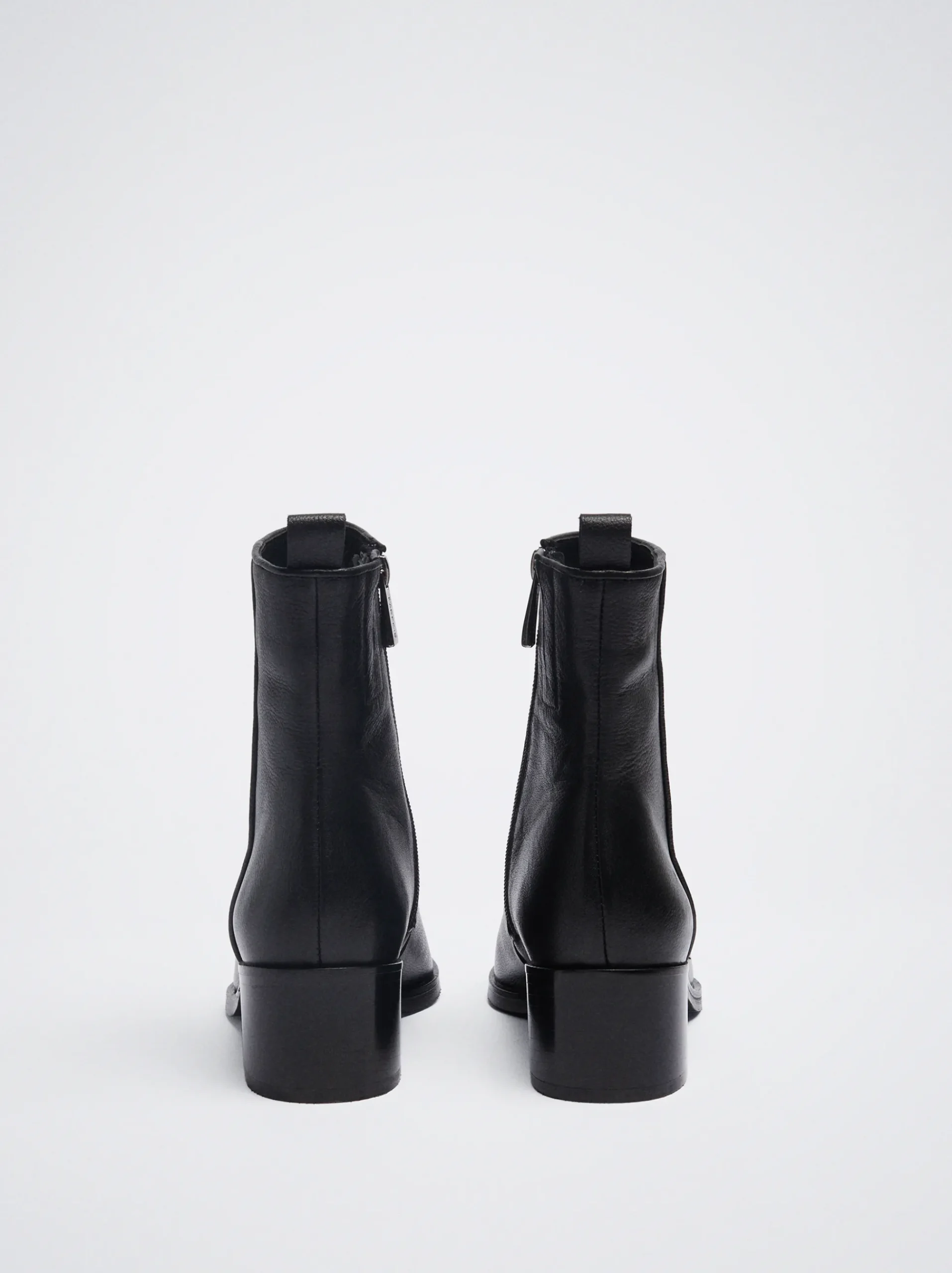 Leather Heeled Ankle Boots|Parfois Fashion