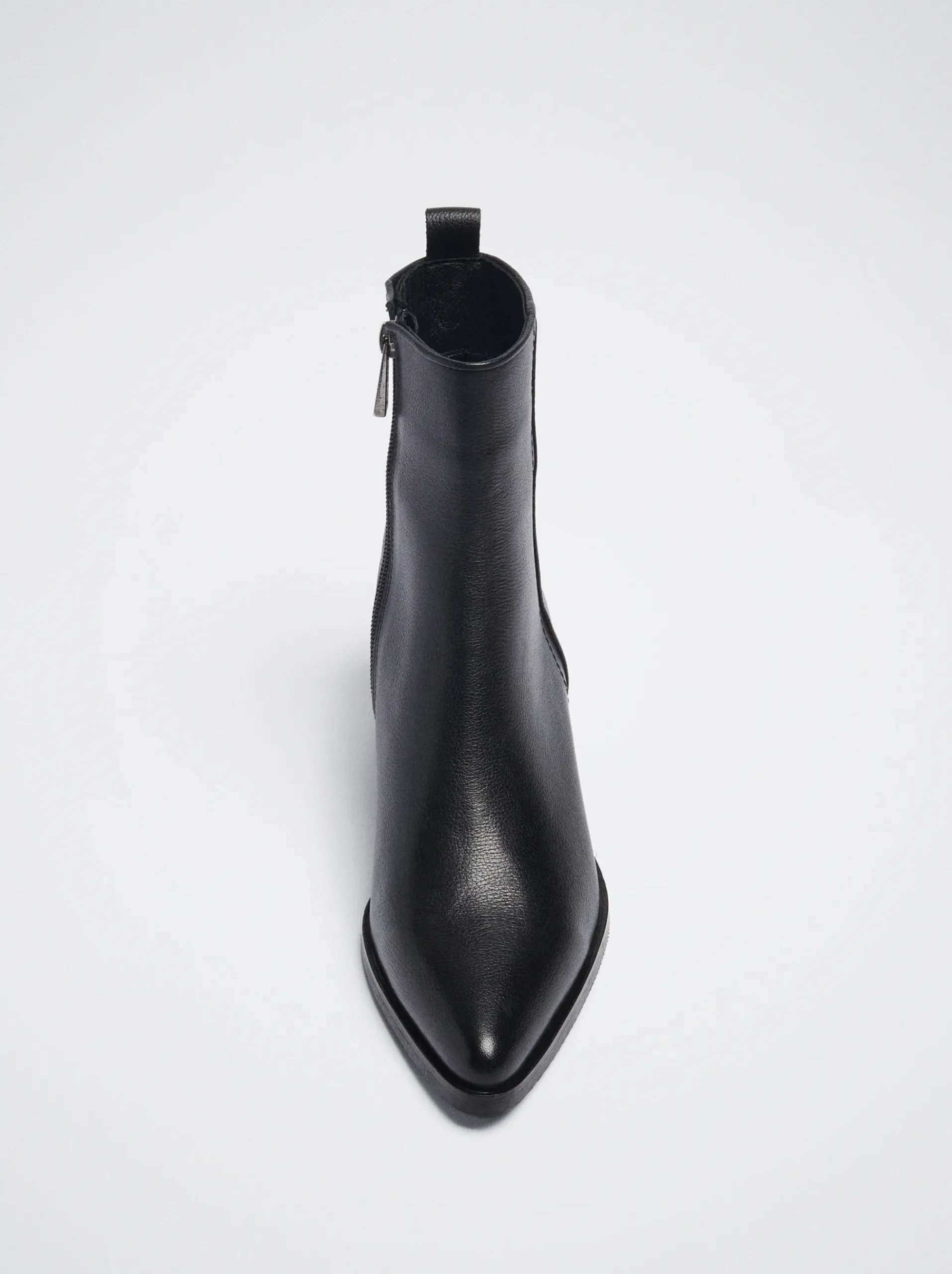 Leather Heeled Ankle Boots|Parfois Fashion