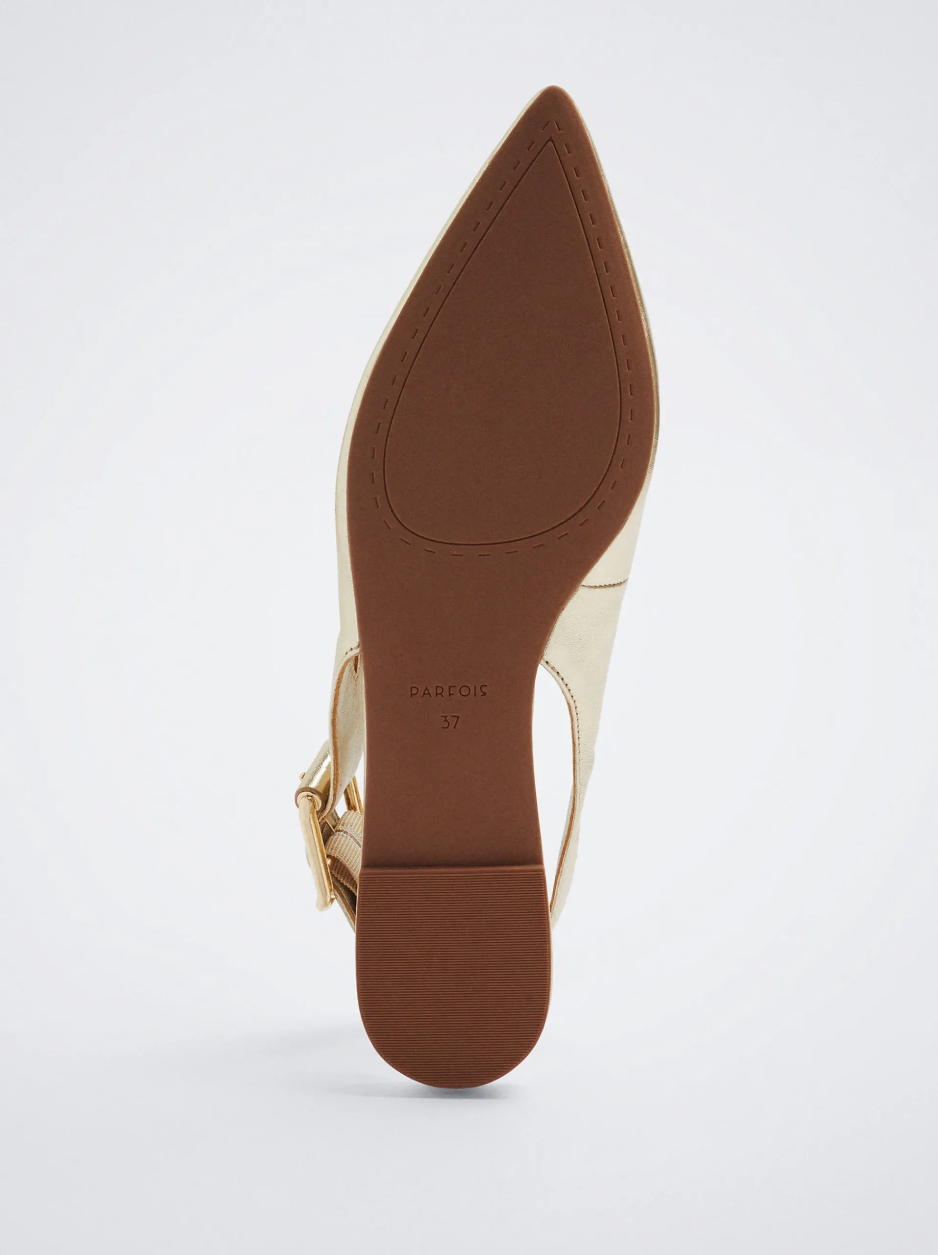 Leather Slingback Ballerinas|Parfois Sale