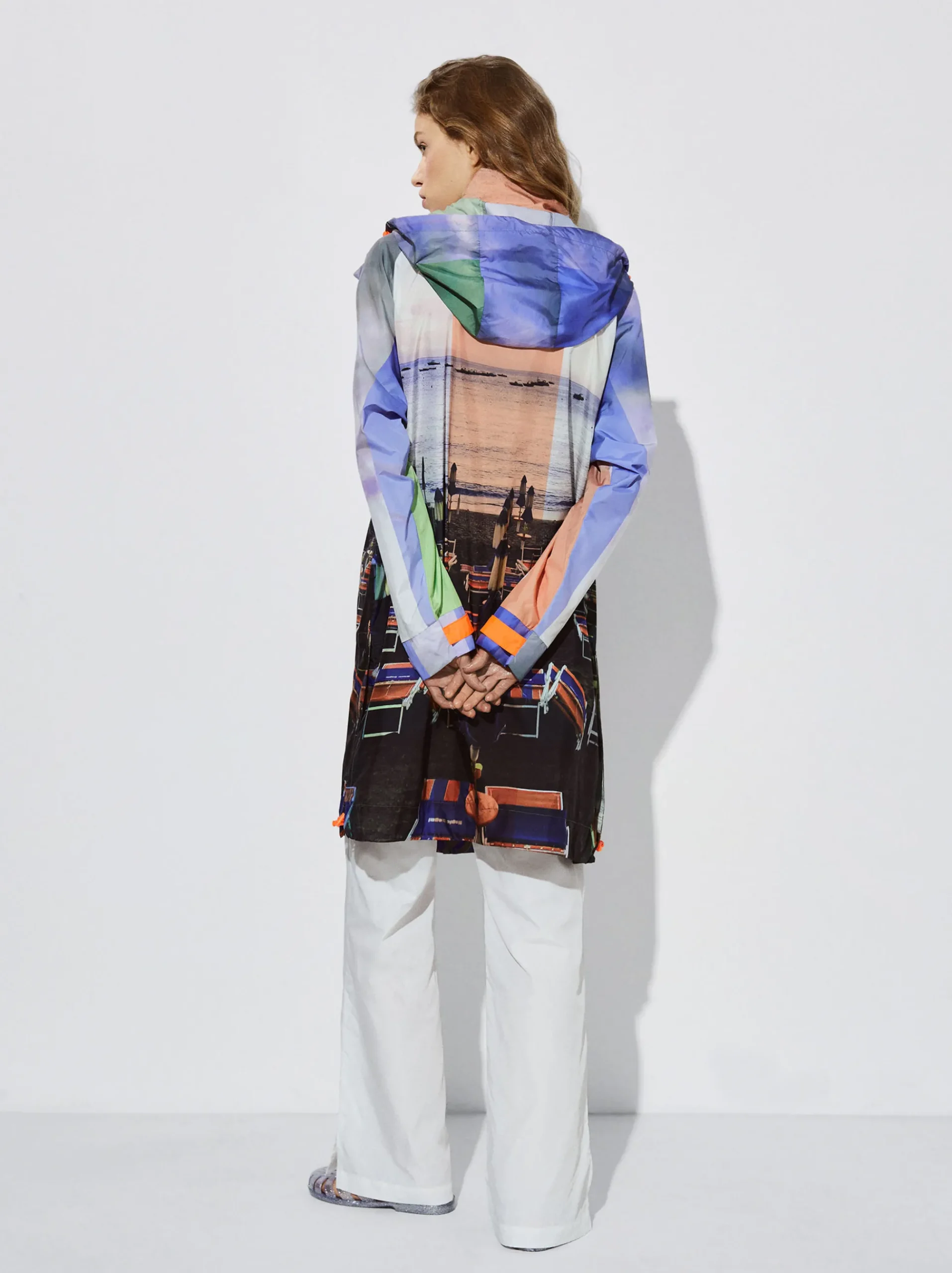 Light Printed Parka With Hood|Parfois Online