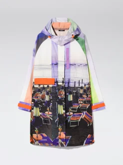 Light Printed Parka With Hood|Parfois Online