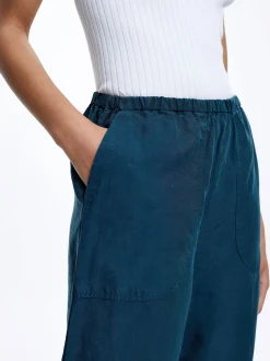 Linen Wide Leg Pants|Parfois Sale