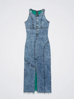 Long Denim Dress|Parfois Hot
