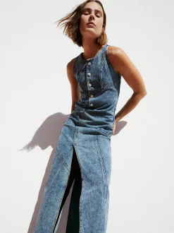 Long Denim Dress|Parfois Hot