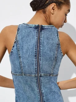 Long Denim Dress|Parfois Hot