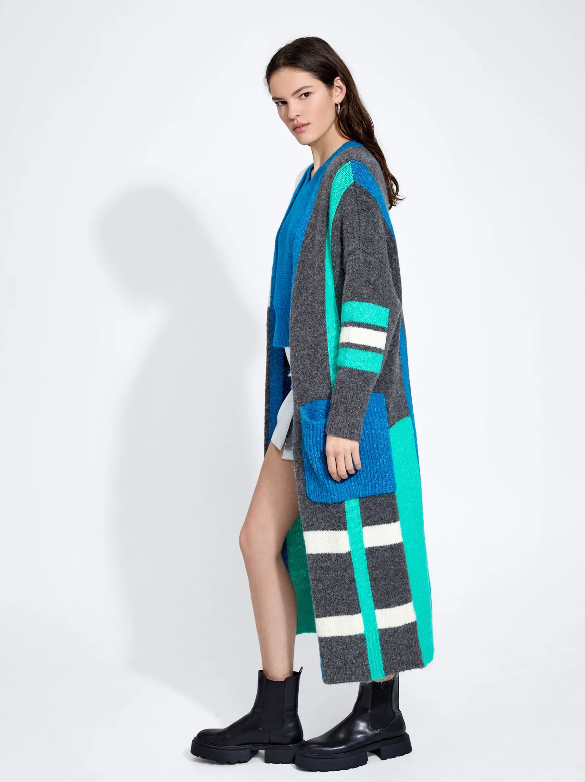 Long Knit Cardigan|Parfois Shop