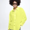 Long-Sleeve Textured Shirt|Parfois Best