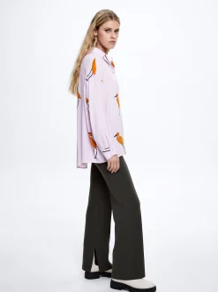 Long-Sleeved Printed Shirt|Parfois Cheap