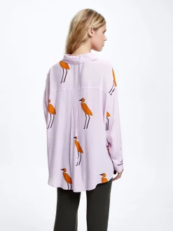Long-Sleeved Printed Shirt|Parfois Cheap