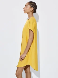 Loose-Fitting Shirt Dress|Parfois Hot