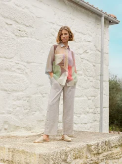 Loose-Fitting Trousers With Buttons|Parfois Shop
