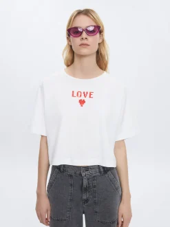 Love Cropped T-Shirt|Parfois Online
