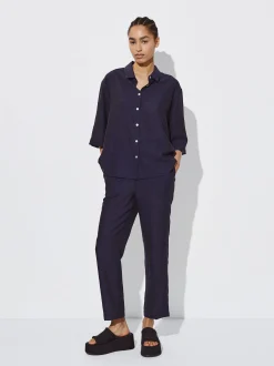 Lyocell Pants With Elastic Waistband|Parfois Cheap