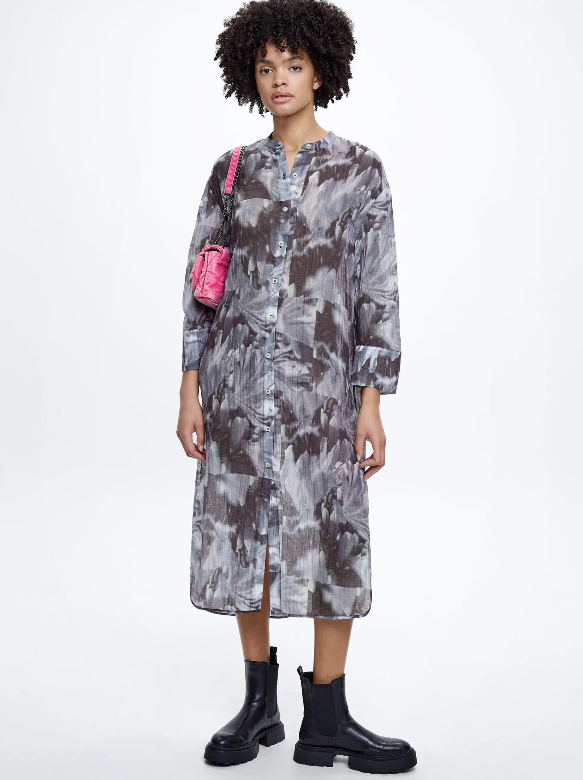 Lyocell Printed Dress|Parfois Best