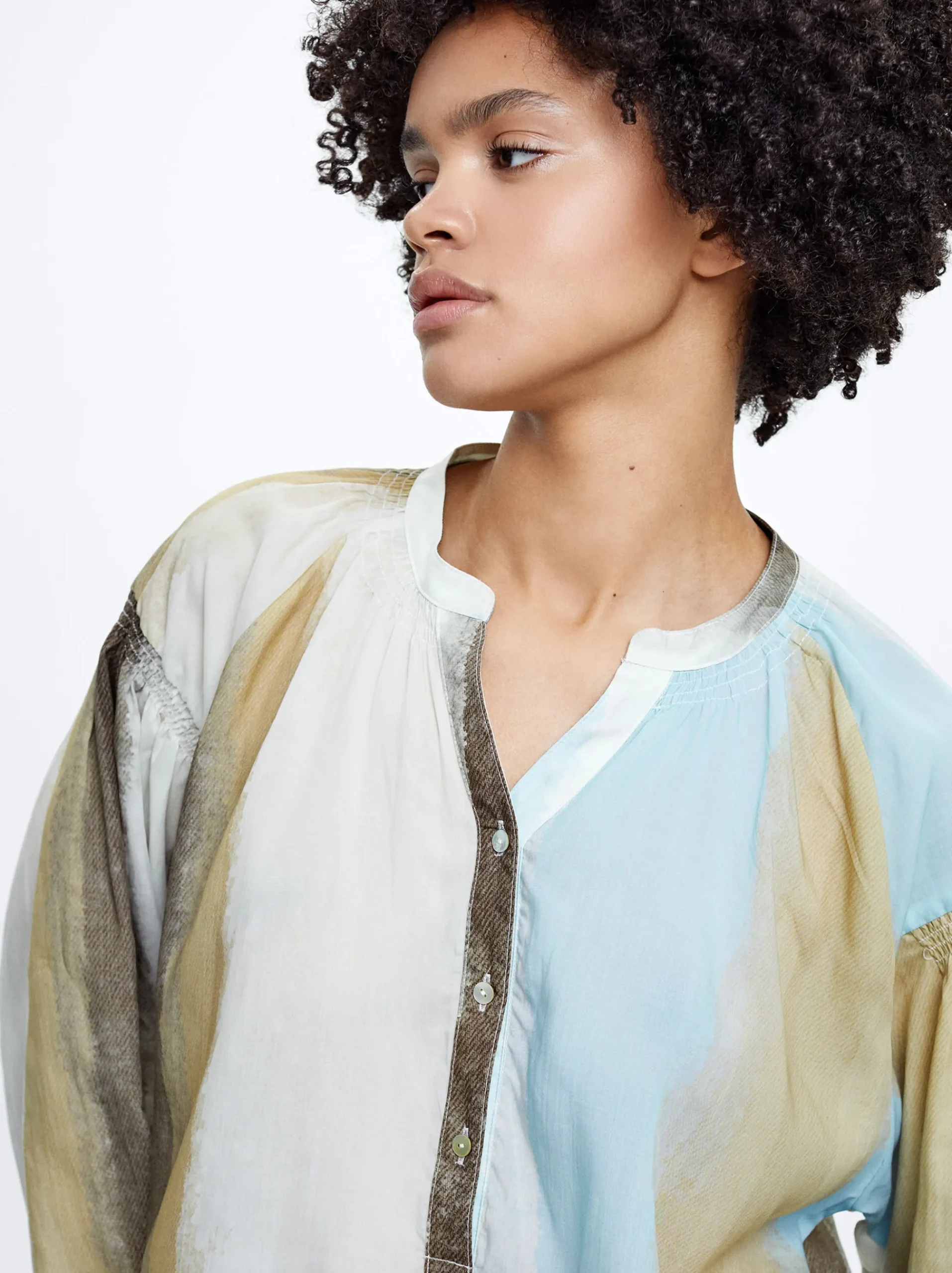 Lyocell Printed Shirt|Parfois Clearance