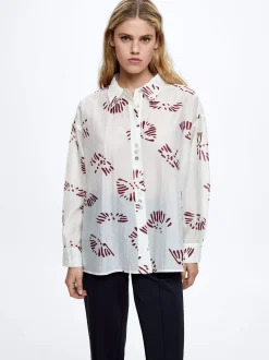Lyocell Printed Shirt|Parfois Outlet