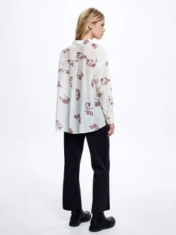 Lyocell Printed Shirt|Parfois Outlet