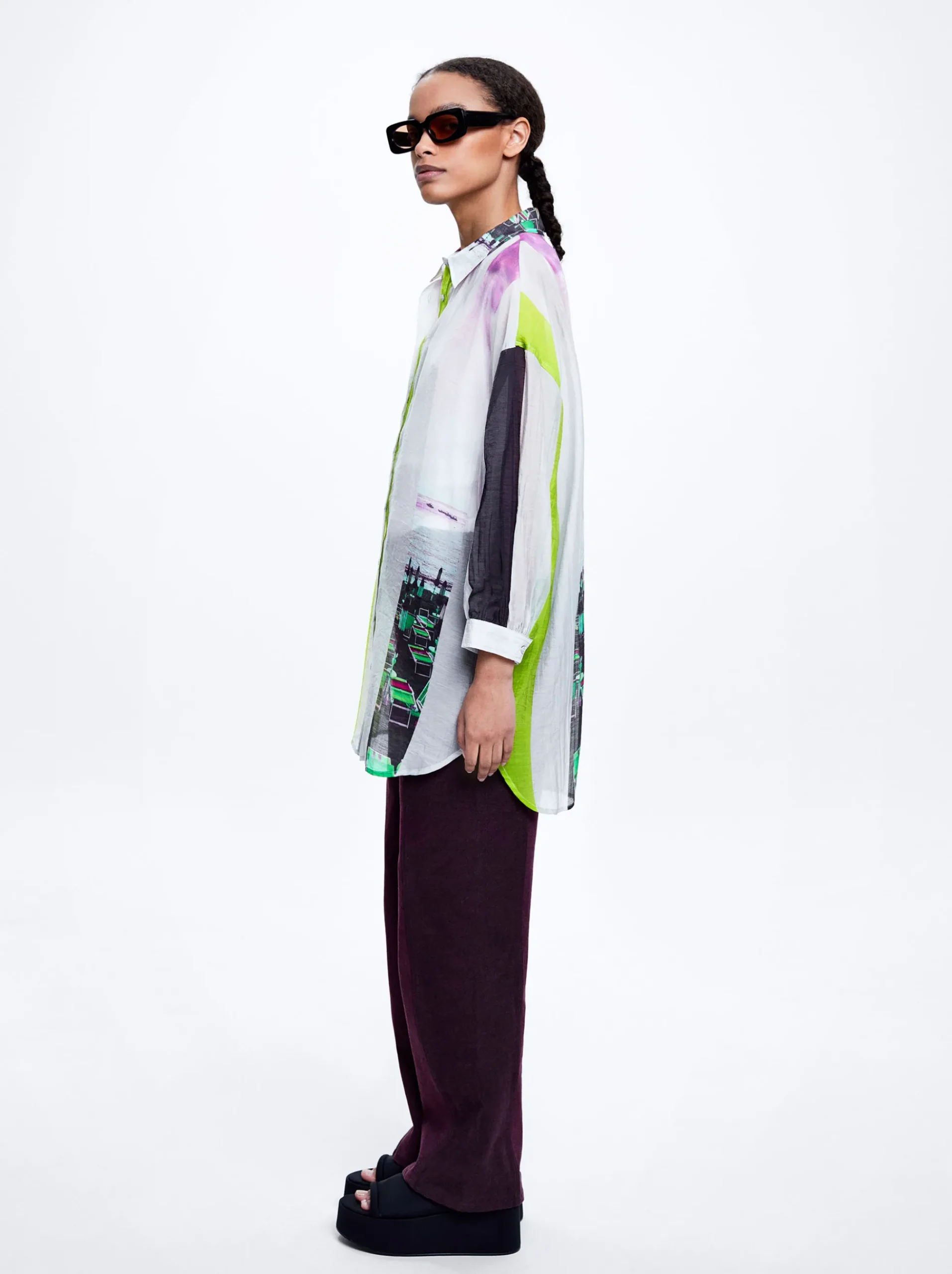 Lyocell Printed Shirt|Parfois Cheap
