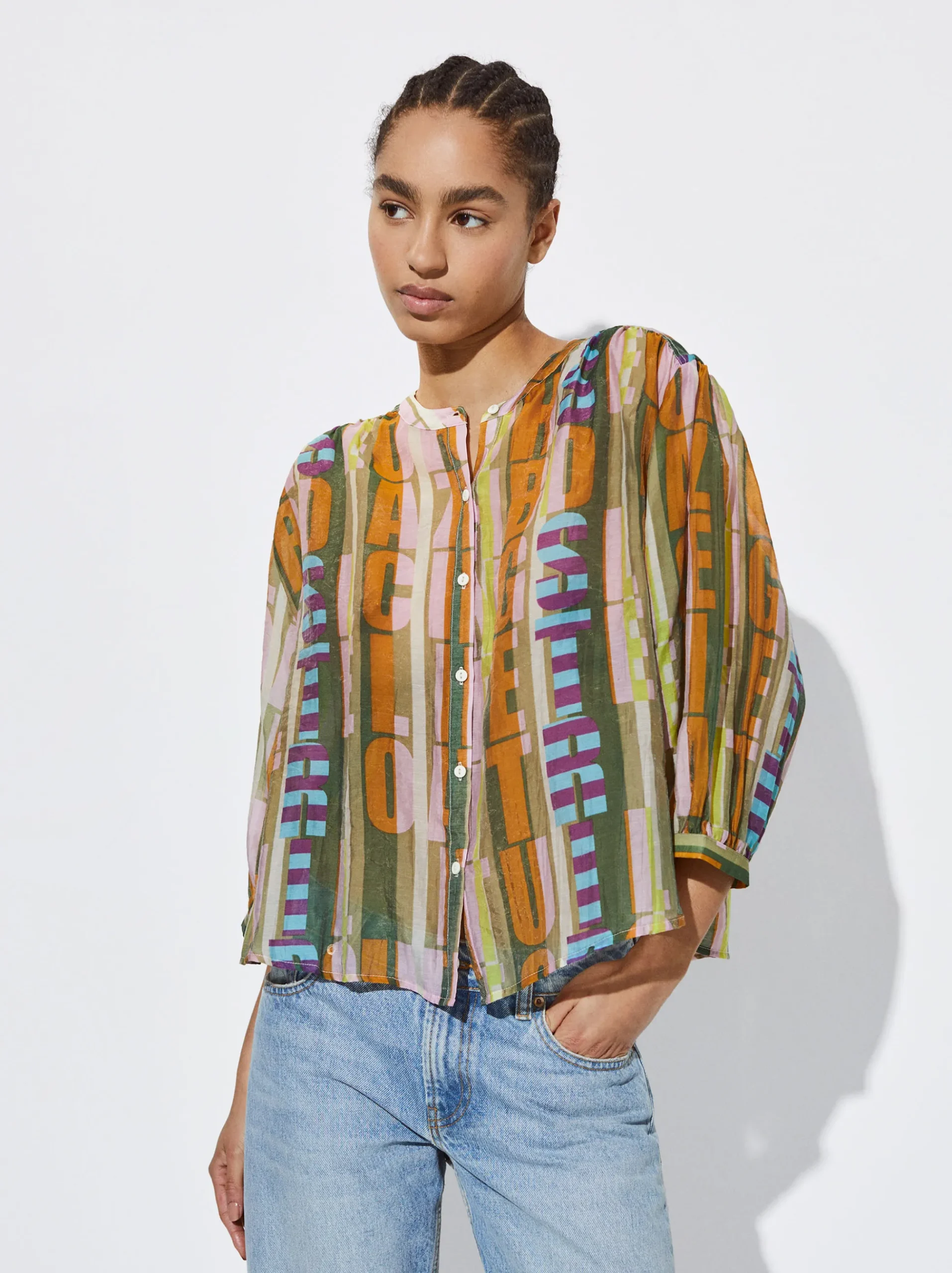 Lyocell Printed Shirt|Parfois Shop