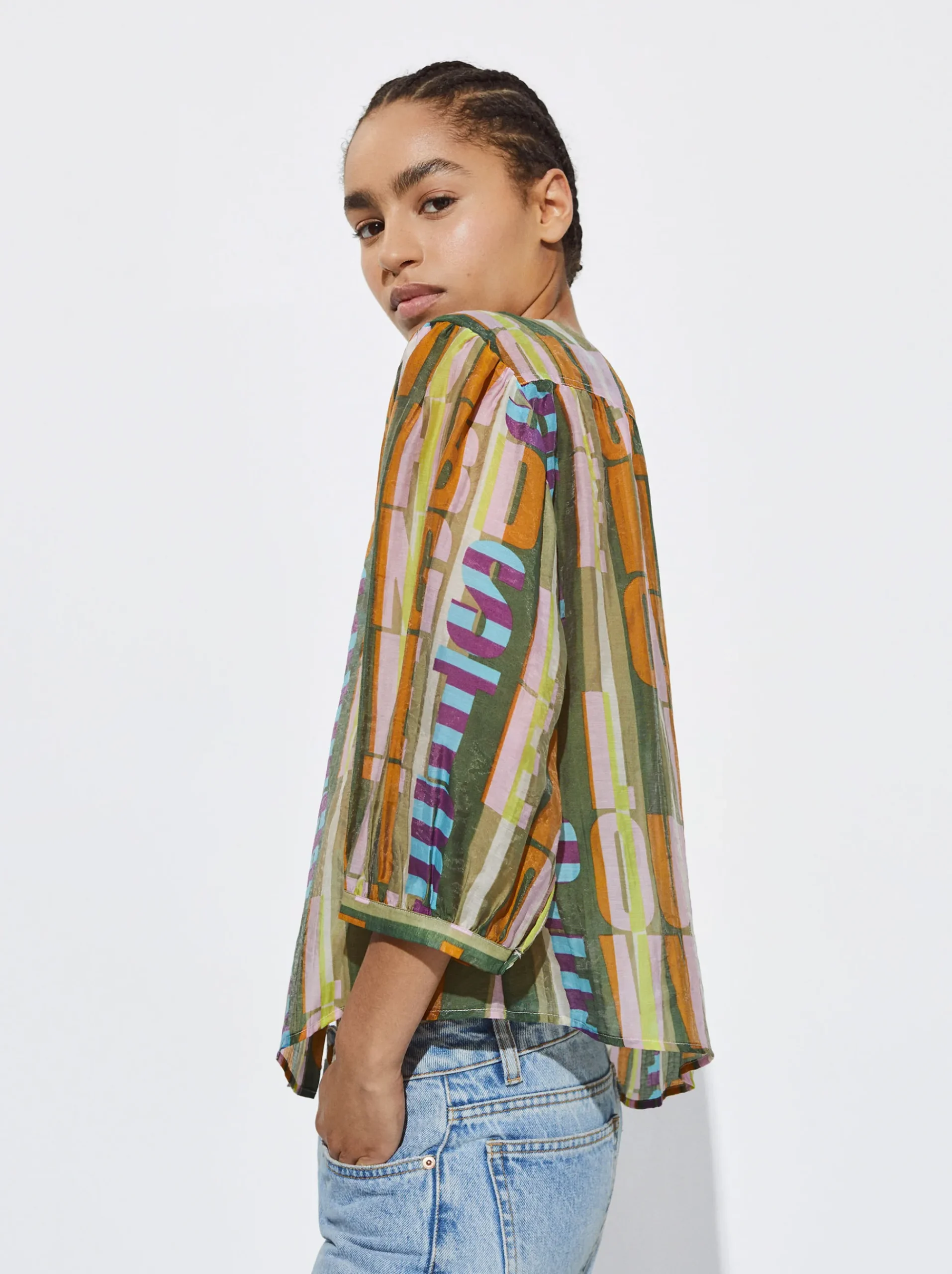 Lyocell Printed Shirt|Parfois Shop