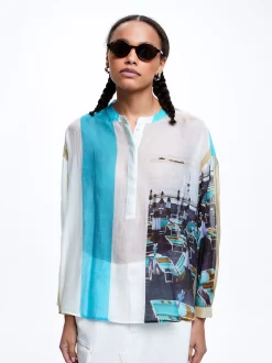 Lyocell Printed Shirt|Parfois Discount