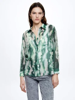 Lyocell Printed Shirt|Parfois Store